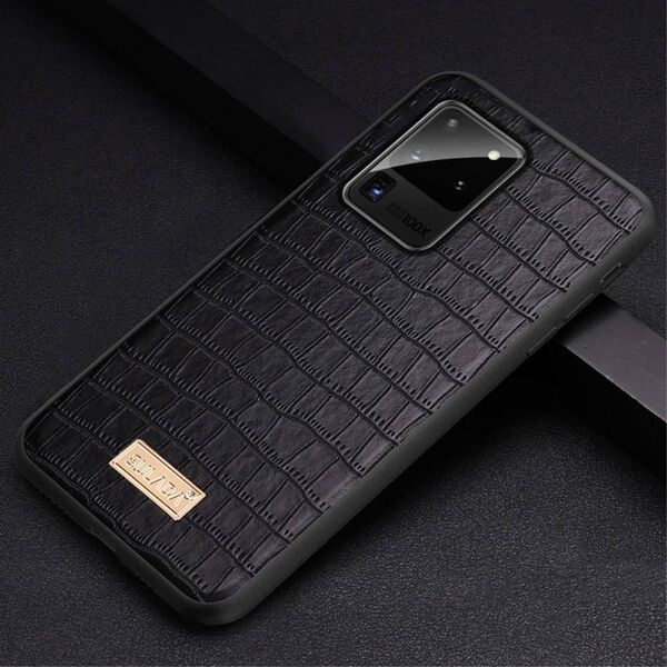 Case SAMSUNG GALAXY S20 ULTRA SULADA Luxurious Soft black 5904161100539