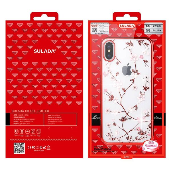 Case SAMSUNG GALAXY S20+ PLUS SULADA Multiflower red 5904161100669