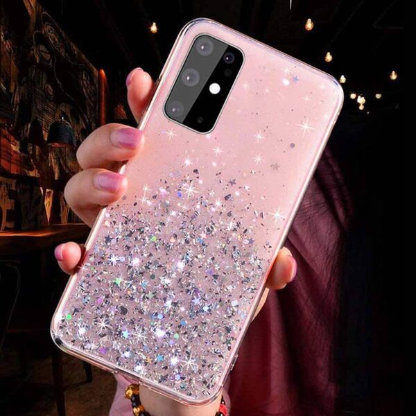 Case IPHONE 13 Sequins Glue Glitter Case pink 5904161117414