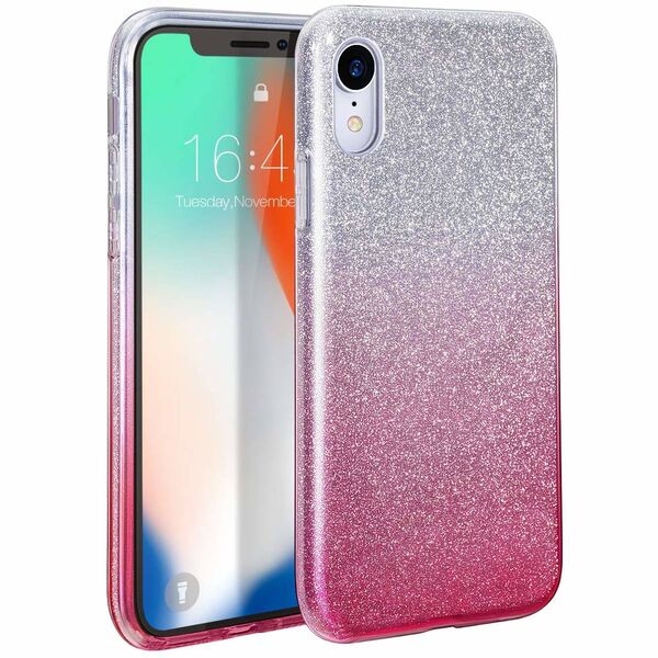 Case XIAOMI REDMI 10 Glitter silver & pink 5904161119395