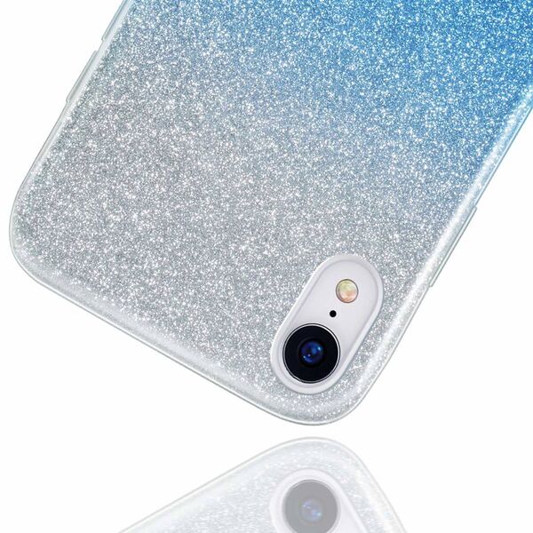 Case XIAOMI REDMI 10 Glitter silver & blue 5904161119401