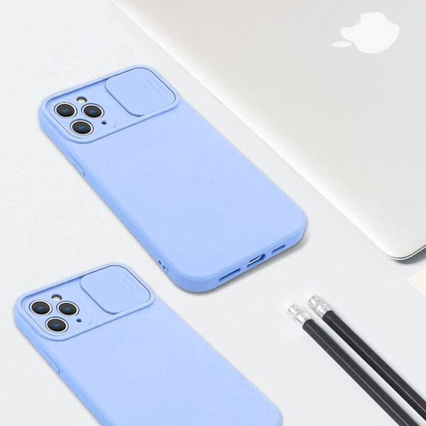 Case SAMSUNG GALAXY A03S Nexeri Silicone Lens Privacy Slider Camera Cover light blue 5904161120667