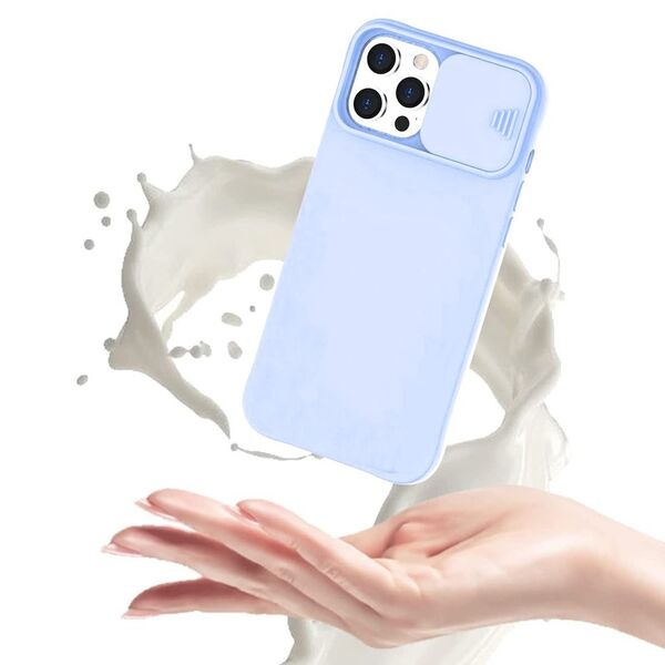 Case SAMSUNG GALAXY A03S Nexeri Silicone Lens Privacy Slider Camera Cover light blue 5904161120667