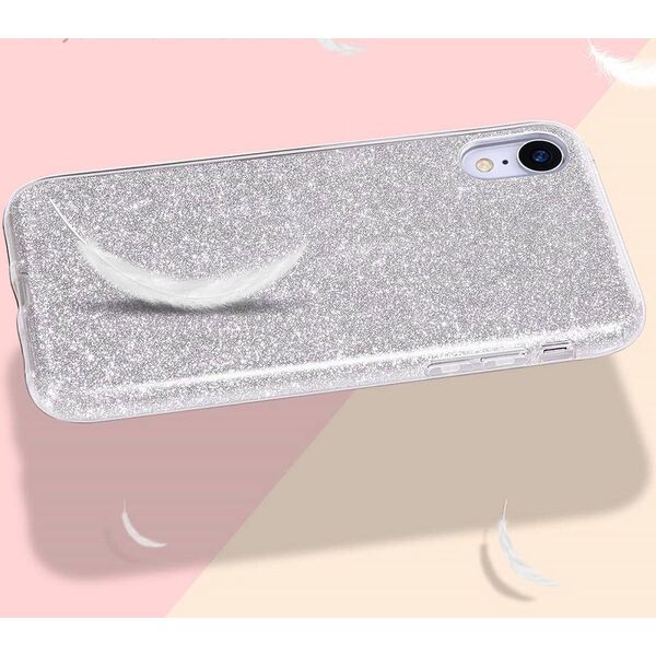 Case IPHONE 13 PRO Glitter silver 5904161120988