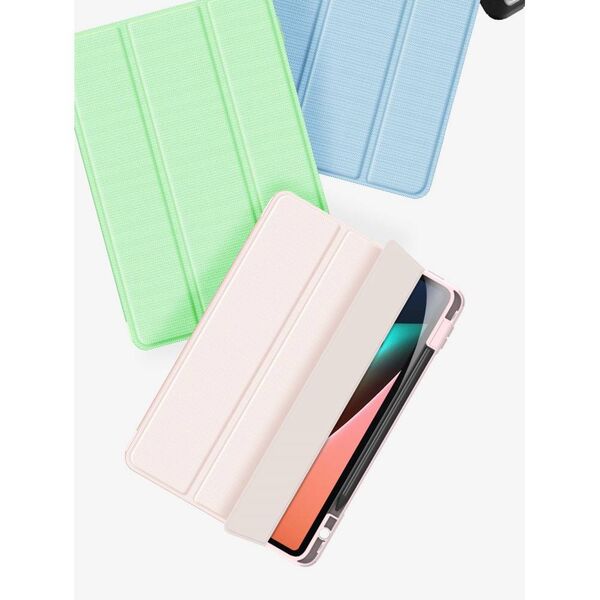 Case APPLE IPAD MINI 8.3 (6gen) Dux Ducis Toby Wallet with a Flap Books Leatherette green 6934913046562