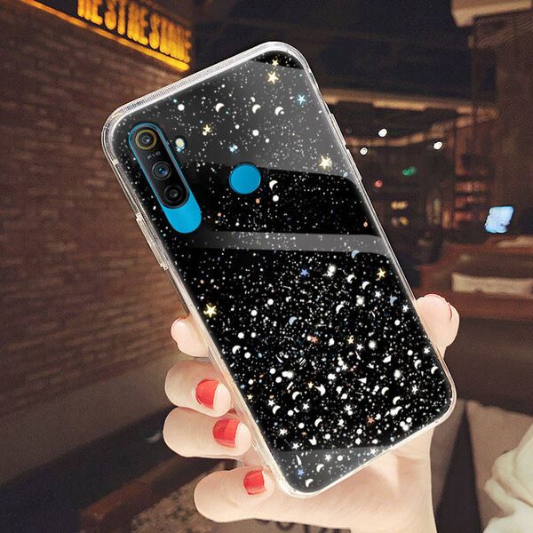 Case XIAOMI 12 PRO Sequins Glue Glitter Case black 5904161125662