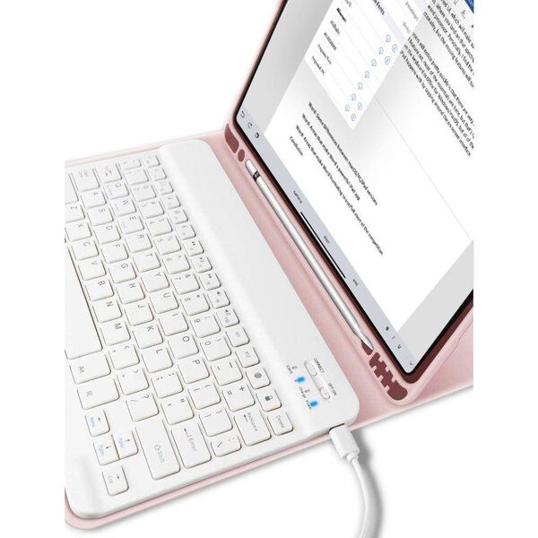 Case APPLE IPAD 10.2 (7gen / 8gen / 9gen) Tech-Protect SC Pen + Keyboard pink 9589046920950