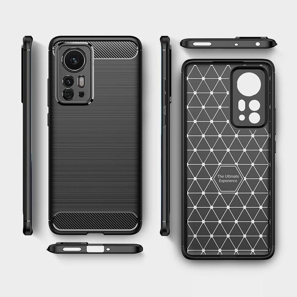 Case XIAOMI 12 PRO Nexeri TPU Premium Carbon black 5904161126317