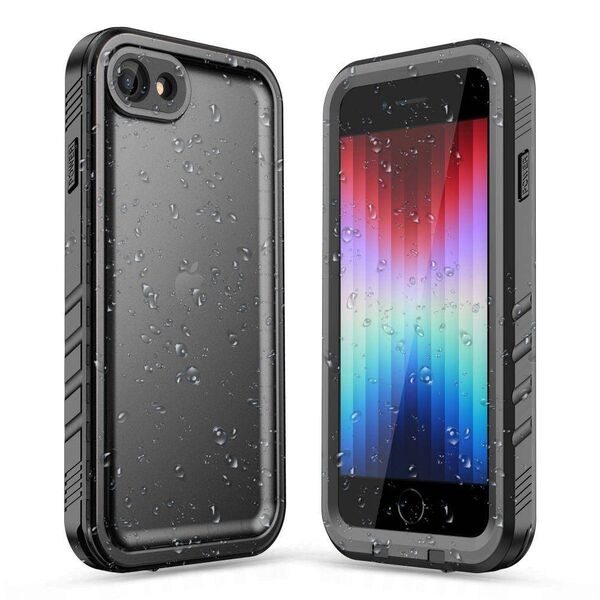 Case IPHONE SE 2022 / SE 2020 / 7 / 8 Tech-Protect Shellbox IP68 black 9589046924446