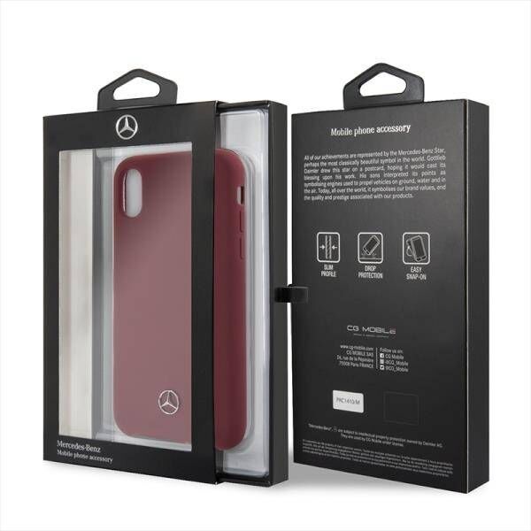 Case IPHONE X / XS Mercedes Hard Case (MEHCPXSILRE) red 3700740411872