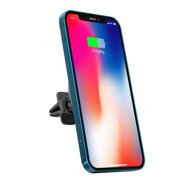 MagSafe Car Holder with 15W Wireless Charging for Supply / Ventilation Grille Tech-Protect A2 black 9589046926730