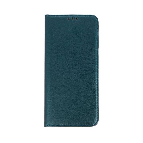 Case XIAOMI POCO C40 Wallet with a Flap Leatherette Holster Magnet Book dark green 5900495041418