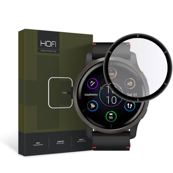 Hybrid Glass GARMIN VENU 2 HOFI Hybrid Pro+ black 9490713931066