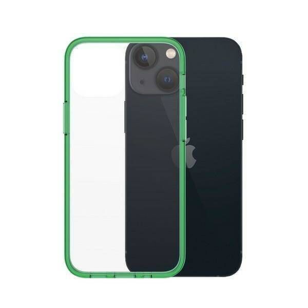 Case IPHONE 13 MINI PanzerGlass ClearCase Antibacterial Military (0329) Grade Lime 5711724003295