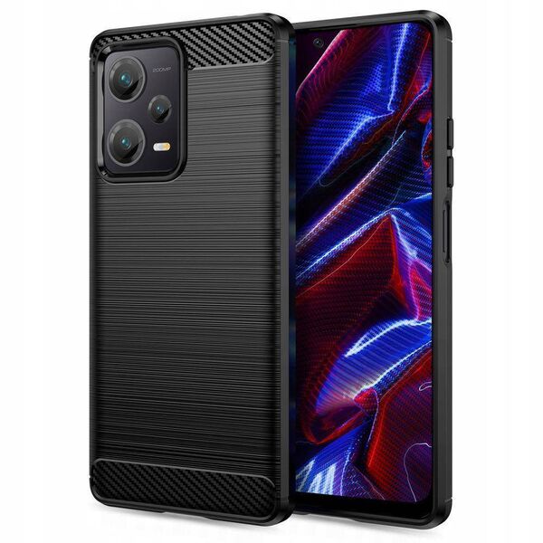 Case XIAOMI REDMI NOTE 12 5G / POCO X5 5G Tech-Protect TPU Carbon black 9490713932889