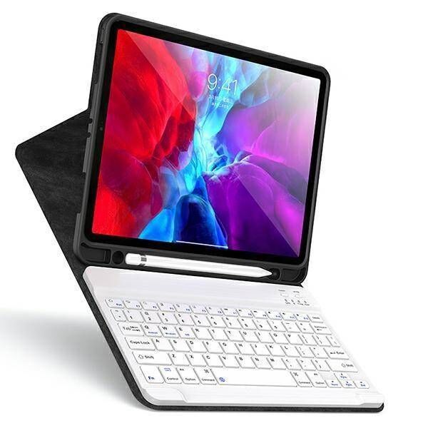 Case APPLE IPAD AIR 10.9 (4gen) USAMS Winro Keyboard White keyboard (IP109YRU02) green 6958444940311