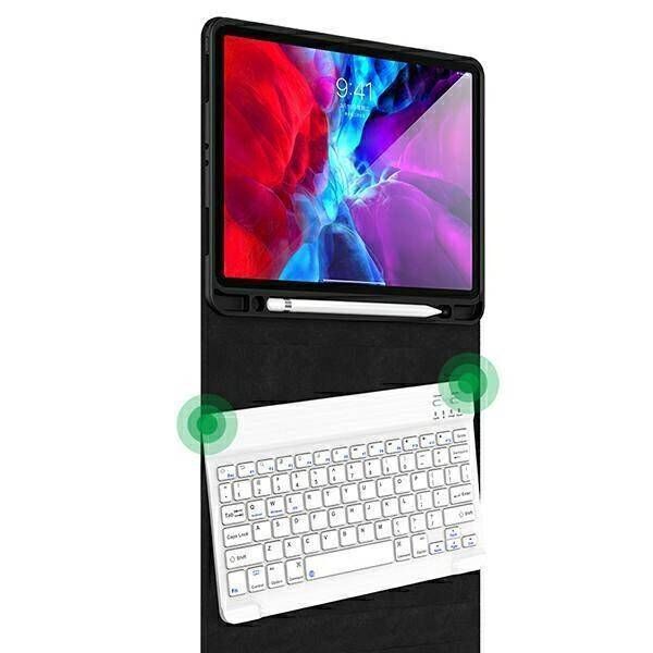 Case APPLE IPAD PRO 11.0 (3gen) USAMS Winro Keyboard White keyboard (IP011YRXX03) purple 6958444973005