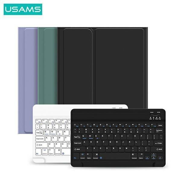 Case APPLE IPAD 10.2 (7gen / 8gen / 9gen) USAMS Winro Keyboard White keyboard (IP1027YR02) green 6958444945842