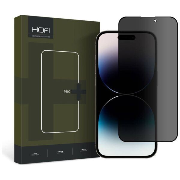 Tempered Glass IPHONE 14 PRO Hofi Anti Spy Glass Pro+ Privacy 9490713933558