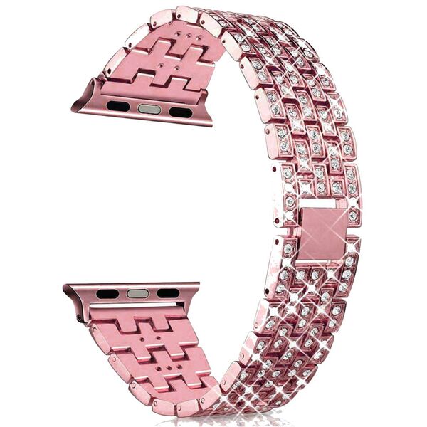 Strap for APPLE WATCH 4 / 5 / 6 / 7 / 8 / SE (38 / 40 / 41 MM) Diamond Bumper pink 5904161138297