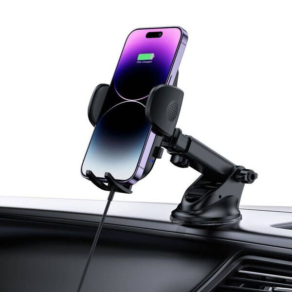 Car Mount with 15W Wireless Charging for Dashboard / Air Vent Tech-Protect CM15W-V1 black 9490713935095