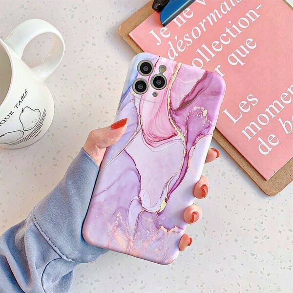 Case XIAOMI REDMI 12C Tech-Protect Mood Marble purple 9490713936344