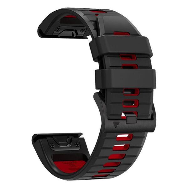 Strap for GARMIN FENIX 3 / 5X / 3HR / 5X PLUS / 6X / 6X PRO / 7X Tech-Protect IconBand black and red 9319456605082