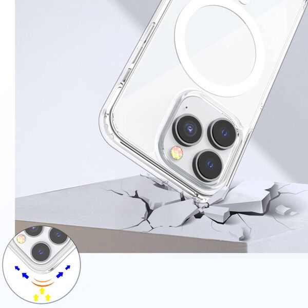 Case APPLE IPHONE 15 PLUS Nexeri MagSafe Case transparent 5905591416481