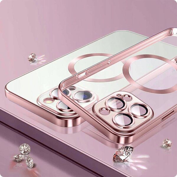 Case APPLE IPHONE 15 Tech-Protect MagShine gold 9319456604054