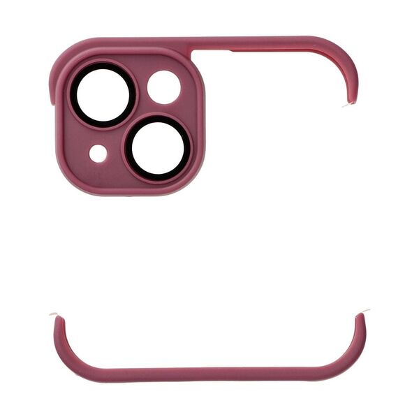 Case IPHONE 13 Edge and Lens Protector maroon 5904161140962