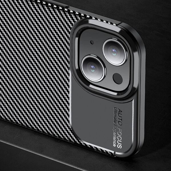 Case APPLE IPHONE 15 PLUS Armored Shockproof Nexeri Carbon Fiber black 5904161142218