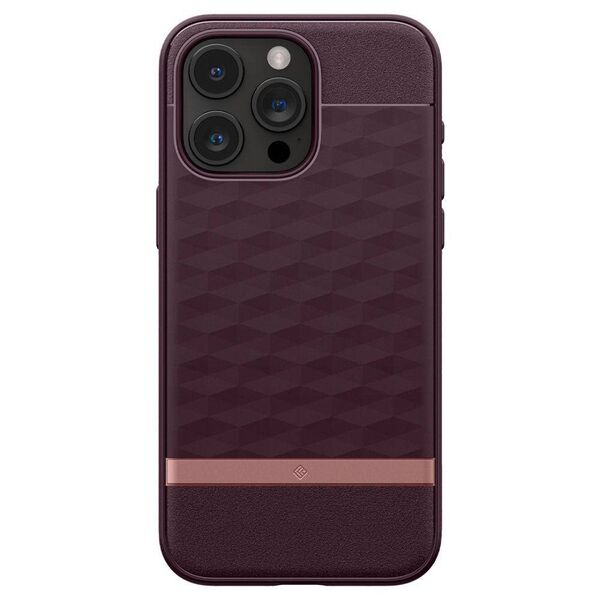 Case APPLE IPHONE 15 PRO MAX Caselogy Parallax Mag MagSafe burgundy 810083833545