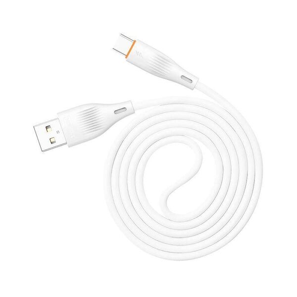 Cable 3A 1m USB - USB-C T-Phox X-Lite white 6974670442542