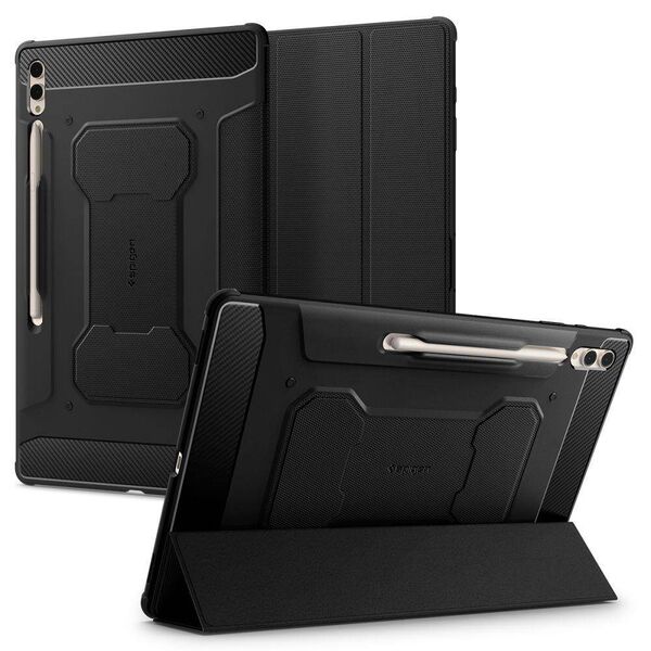 Case SAMSUNG GALAXY TAB S8 ULTRA 14.6 / S9 ULTRA 14.6 Spigen Rugged Armor "Pro" black 8809896751452