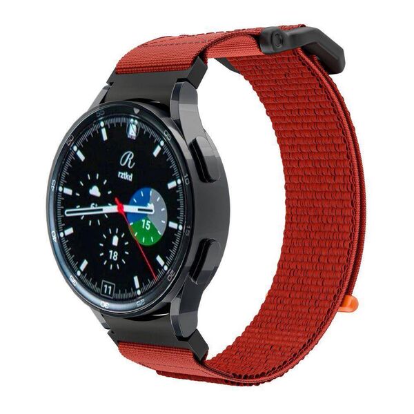 Strap for GALAXY WATCH 4 (40MM) / (44MM) / GALAXY WATCH 4 CLASSIC (42MM) / (46MM) / GALAXY WATCH 5 (40MM) / (44MM) / GALAXY WATCH 5 PRO (45MM) / GALAXY WATCH 6 (40MM) / (44MM) / GALAXY WATCH 6 CLASSIC (43MM) / (47MM) Tech-Protect Scout orange 9319456605501