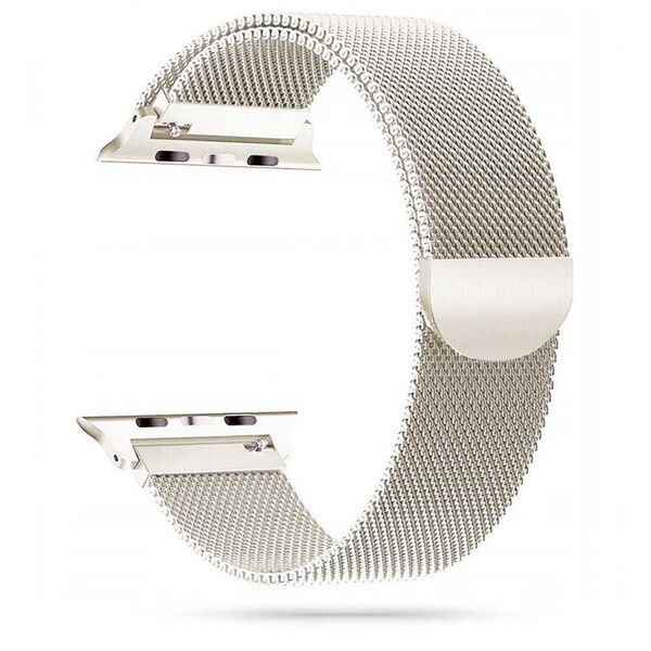 Strap for APPLE WATCH 4 / 5 / 6 / 7 / 8 / SE / ULTRA (42 / 44 / 45 / 49 MM) Tech-Protect Milaneseband Starlight 9319456607239