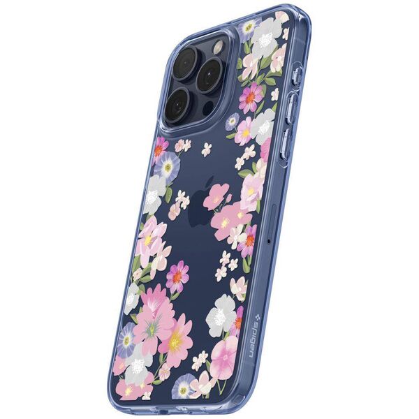 Case APPLE IPHONE 15 PRO Spigen Liquid Crystal Blossom pattern 8809896749077