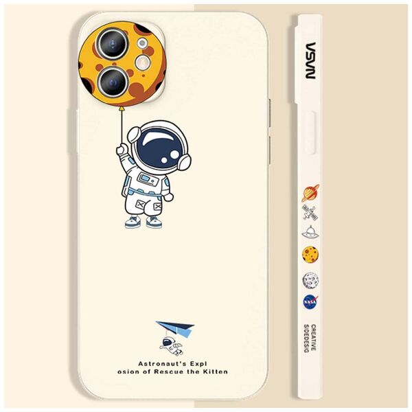 Case SAMSUNG GALAXY M34 5G Astronaut NASA creamy 5904161145417