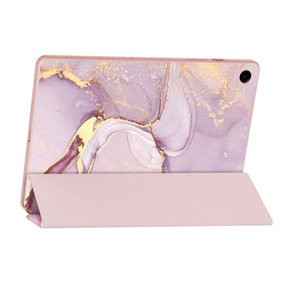 Case SAMSUNG GALAXY TAB A9+ 11.0 Tech-Protect SmartCase Marble pink 9319456607833