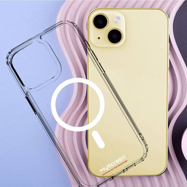 Case APPLE IPHONE 15 PLUS MyScreen Revo MagSafe transparent 5904433228954