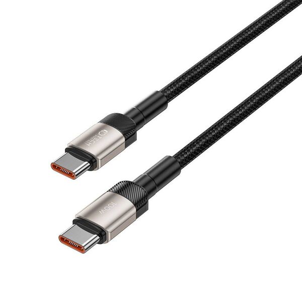 Cable USB Type - USB Type C PD100W / 5A 1m Tech-Protect UltraBoost EVO titanium 5906203690633