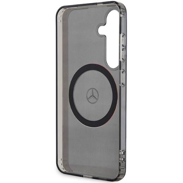 Original Case SAMSUNG GALAXY S24 Mercedes Hardcase Double Layer W/ Red MagSafe (MEHMS24S23HUORK) black 3666339246181