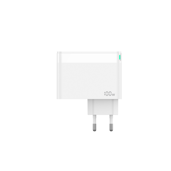 Wall Charger GaN 100W 1x QC3.0 USB + 2x PD USB-C Jellico C118 white 6974929204112