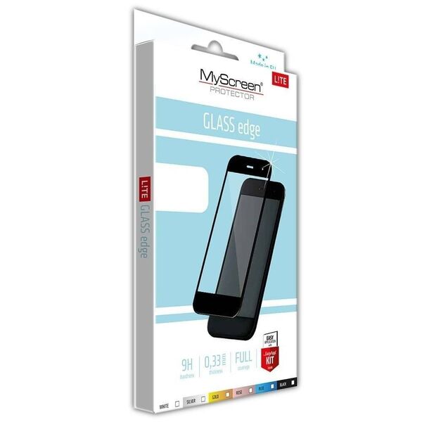 Tempered glass IPHONE 12 / 12 PRO MyScreen Lite Edge black Full Glue 5901924995807