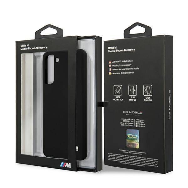 Original Case SAMSUNG GALAXY S21+ BMW Silicone M Collection (BMHCS21MMSILBK) black 3700740497609