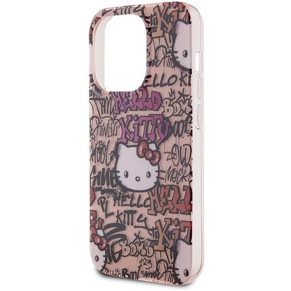 Original Case IPHONE 13 PRO MAX Hello Kitty Hardcase IML Tags Graffiti (HKHCP13XHDGPTP) pink 3666339188368