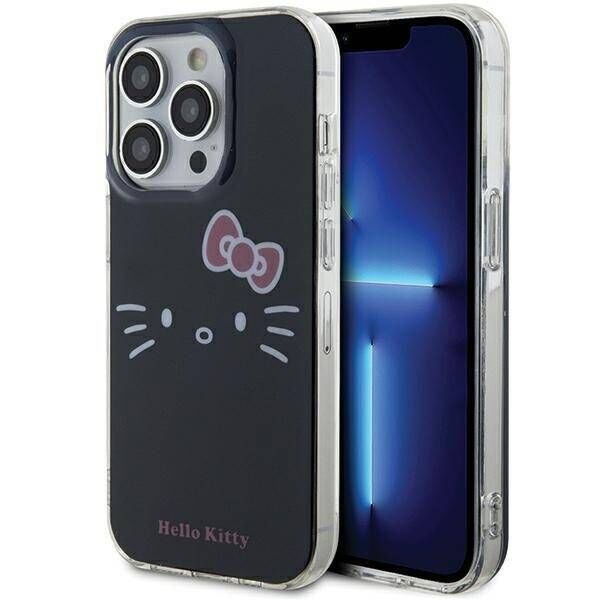 Original Case IPHONE 13 PRO MAX Hello Kitty Hardcase IML Kitty Face (HKHCP13XHKHLK) black 3666339184988