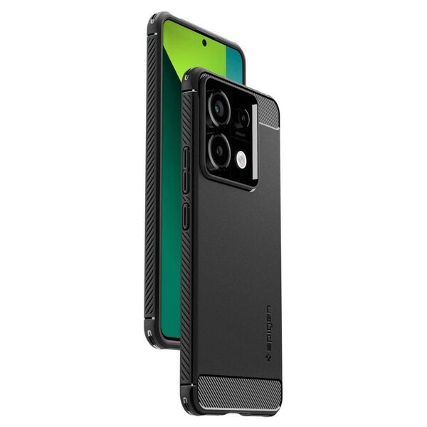 Case XIAOMI REDMI NOTE 13 PRO 5G / POCO X6 5G Spigen Rugged Armor Matte black 8809971221405