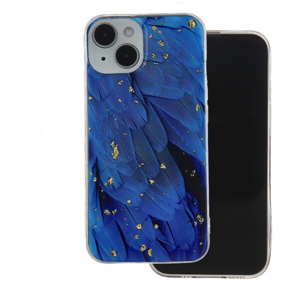 Gold Glam case for Samsung Galaxy A54 5G Blue 5907457743519