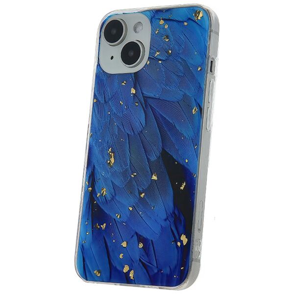 Gold Glam case for Samsung Galaxy A25 5G (global) Blue 5907457743458